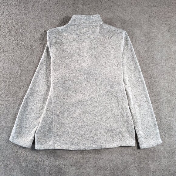 Woolrich Men’s XL Greige Fleece 1/4 Zip Pullover w/ Zip Pockets Outdoor Hiking - Picture 2 of 8